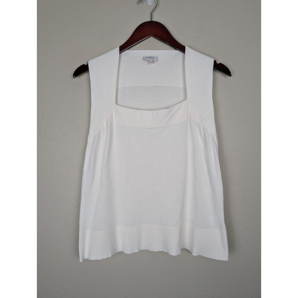 Akris Punto Square Neck Tank Top - Picture 2 of 11